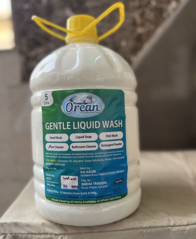 Orean Liquid 5 Litre White Phenyl for Cleaning