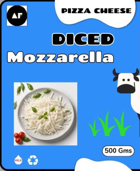 Italian Diced Mozzarella Cheese for Making Pizza