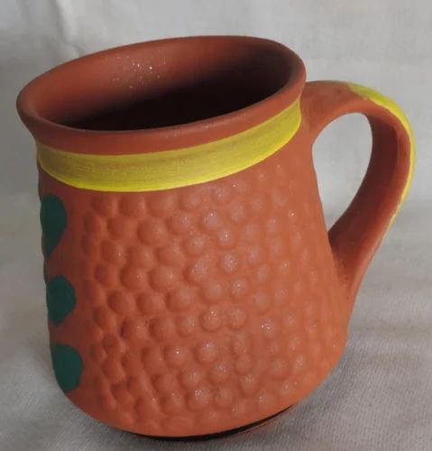 Plain Brown Clay Coffee Mug