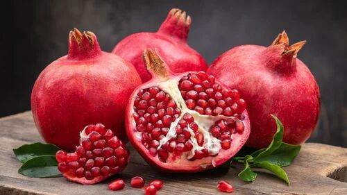 Organic A Grade Pomegranate for Human Consumption