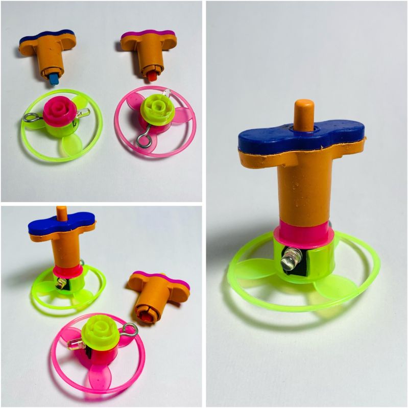 Plastic Spinning Firki Toy for Kids Playing