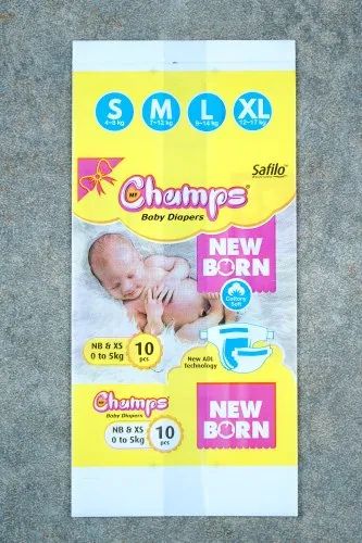 Flexo Printed Baby Diaper Packaging Pouch, Packaging Type : Carton Box