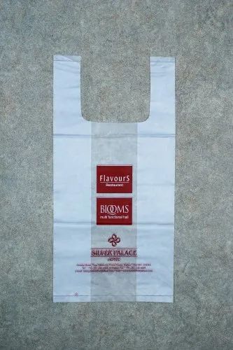 Pp Flexo Printed Carry Bag, Handle Style : W Cut