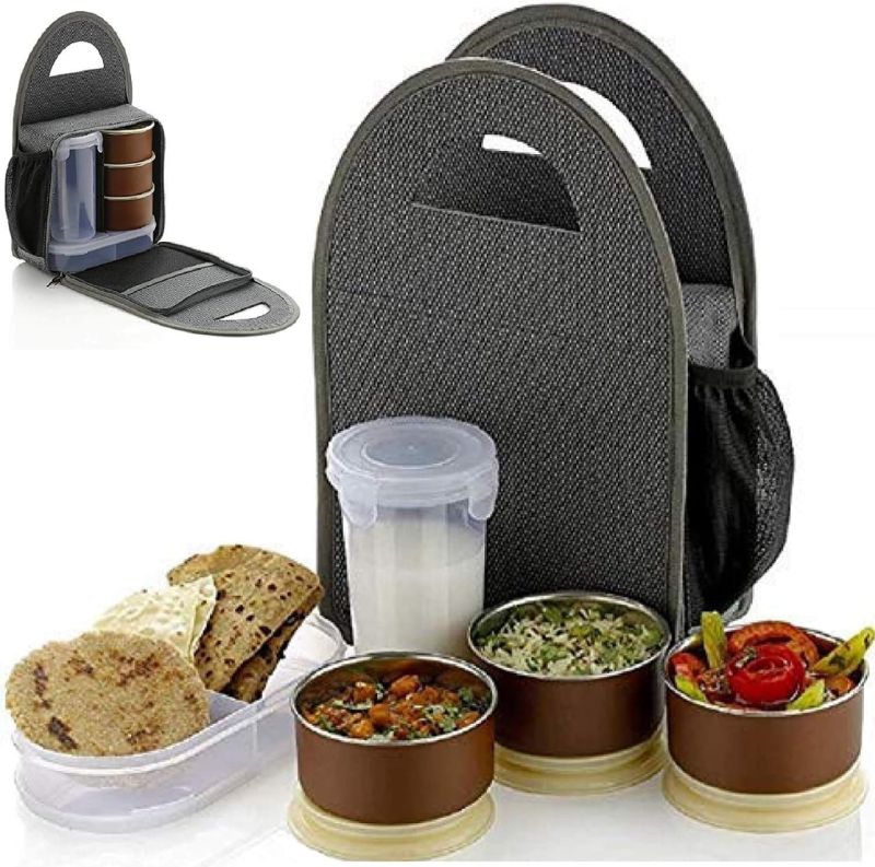 Polished Plastic Royal Lunch Box for Food Packing
