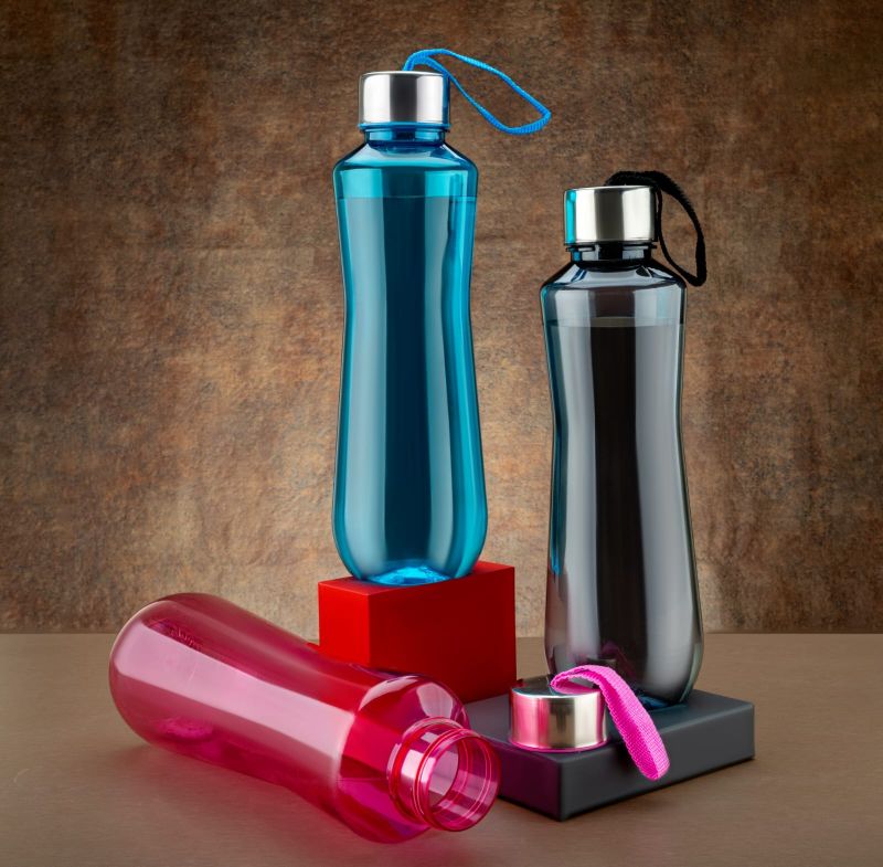 Polished Plastic Water Bottles Set, Plastic Type : PET