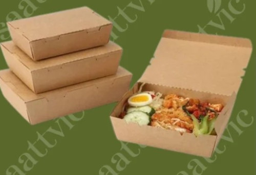 Cardboard Food Packing Box, Color : Brown