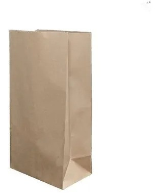 Plain Kraft Paper Bag for Grocery