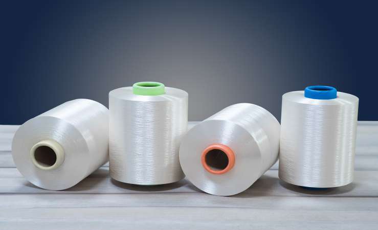 Texpoly Synthetics Raw Polyester High tenacity twisted yarn for Textile Industry, Embroidery, Weaving