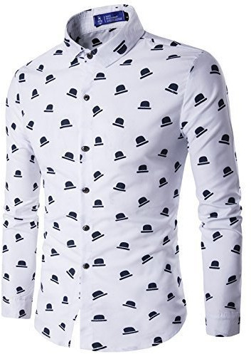 Collar Neck Mens Printed Shirt, Packaging Type : Poly Bag