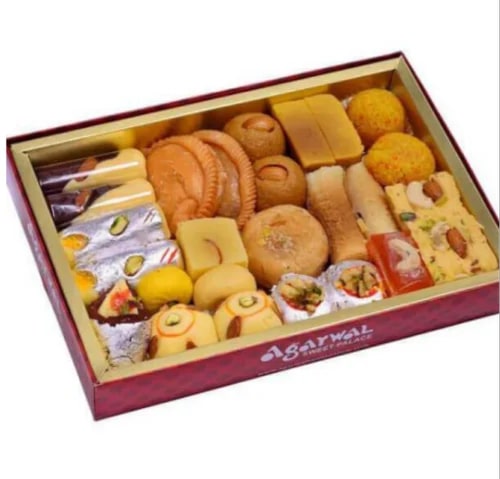 Printed Paper Agarwal Sweets Packaging Box, Shape : Rectangular