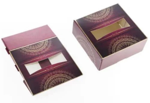Paper Printed Flove Sweets Packaging Box, Shape : Rectangular