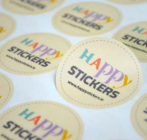 Happy Sticker Label Packaging Sticker for Industrial