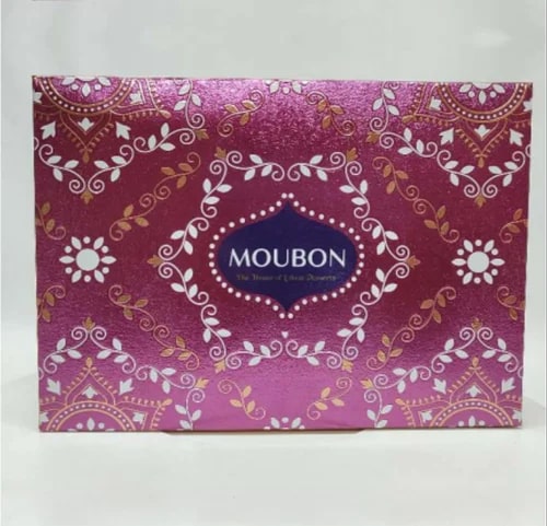 Duplex Paper Printed Moubon Sweets Packaging Box, Shape : Square