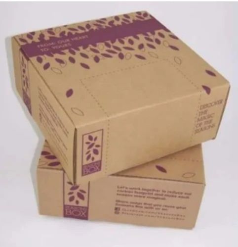 Purple Leaf 3 Ply Packaging Box