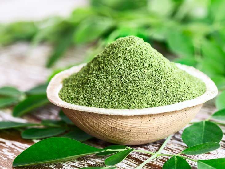 Organic Moringa Products, Color : Green