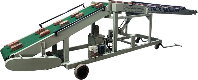 Pitroda Machinery Semi Automatic Brick Loading Conveyor, Certification : Iso 9001:2008