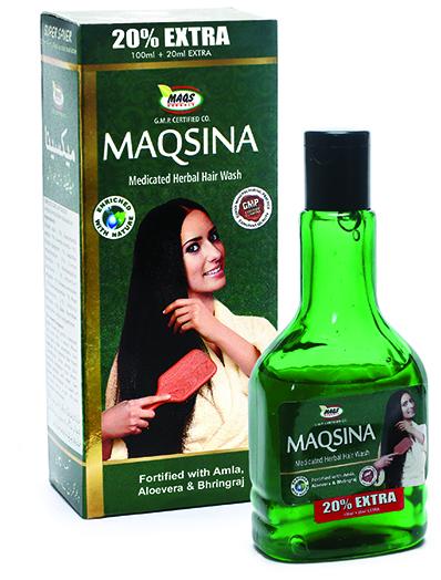 Organic Maqsina Hair Wash Shampoo, Packaging Size : 120 Ml