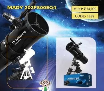 Dr. Mady EQ4 8 Inch Refractor Telescope