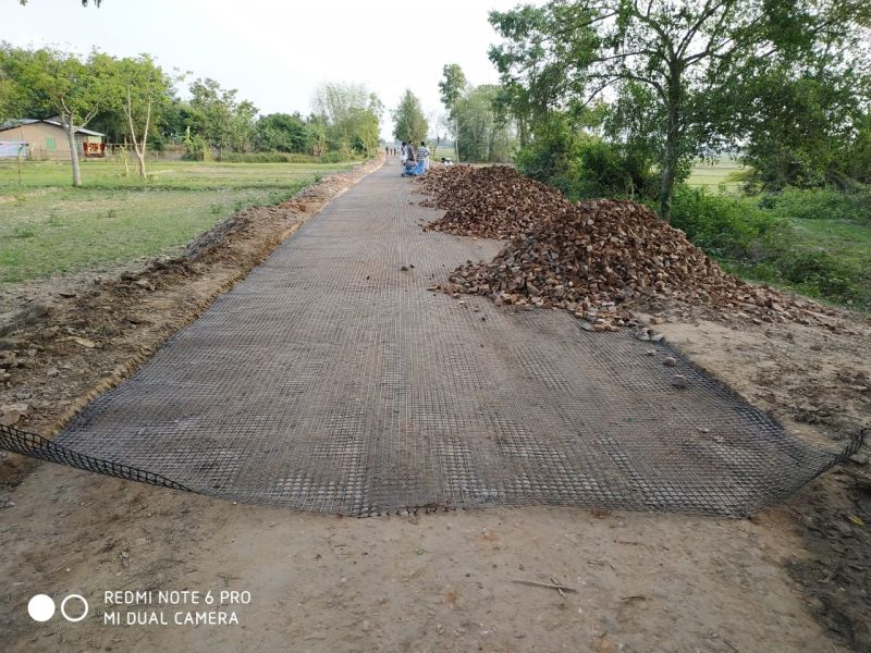 Polished Hdpe Polyester Geogrid for Soil Reinforcement