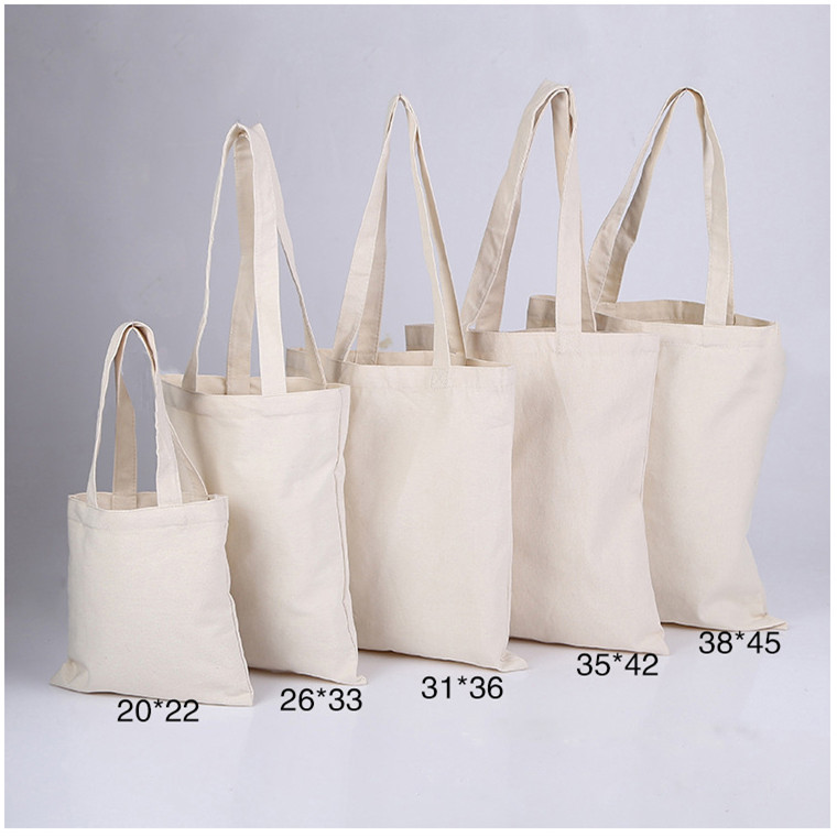 Plain Cotton Tote Bag, Color : Cream