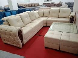 L Shape Sofa Set, Frame Material : Wooden