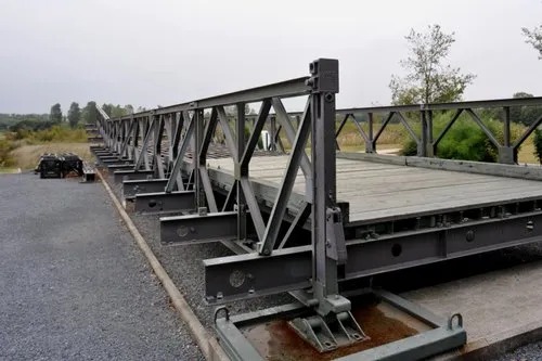 Coated Galvanized Iron Center Line Bailey Bridge, Structure Type : Prefabricated