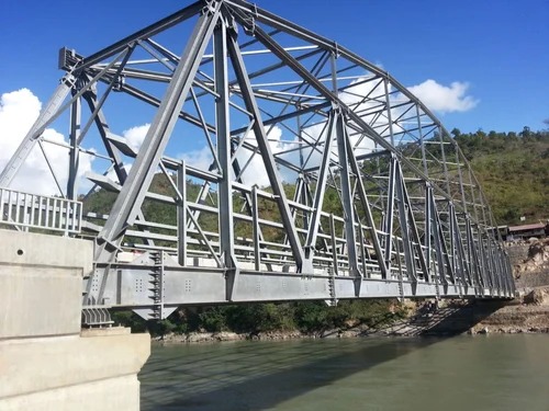 Steel Truss Bridge for River Crossing