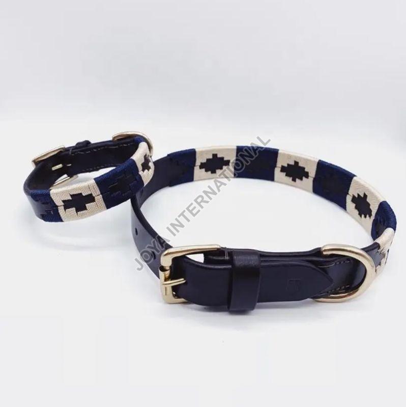 Leather Handmade Dog Collar, Buckle Material : Metal