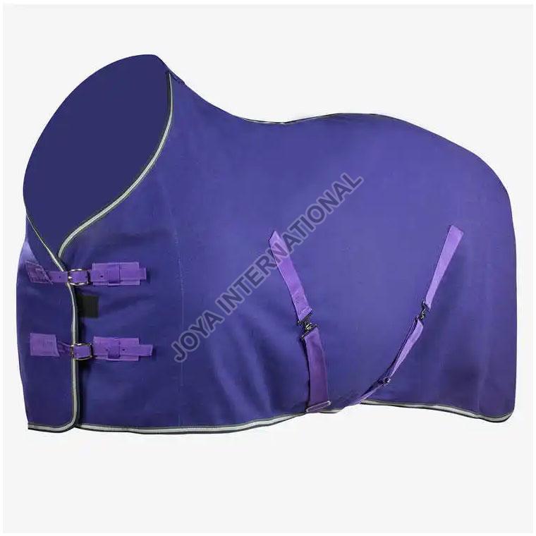 Joya International Plain Luxury Wool Horse Rugs, Color : Blue