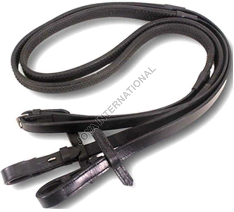 Leather Premium Black Horse Reins, for Lead An Animal