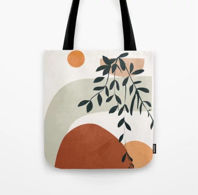 Canvas Printed Bag for Shopping