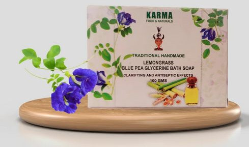 Lemongrass Blue Pea Glycerine Bath Soap