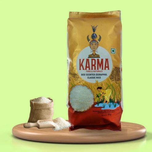 Karma Organic Zeeraphul Rice for Cooking