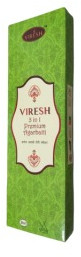 50gm Viresh 3 in 1 Agarbatti for Therapeutic, Aromatic, Anti-Odour, Temples, Home