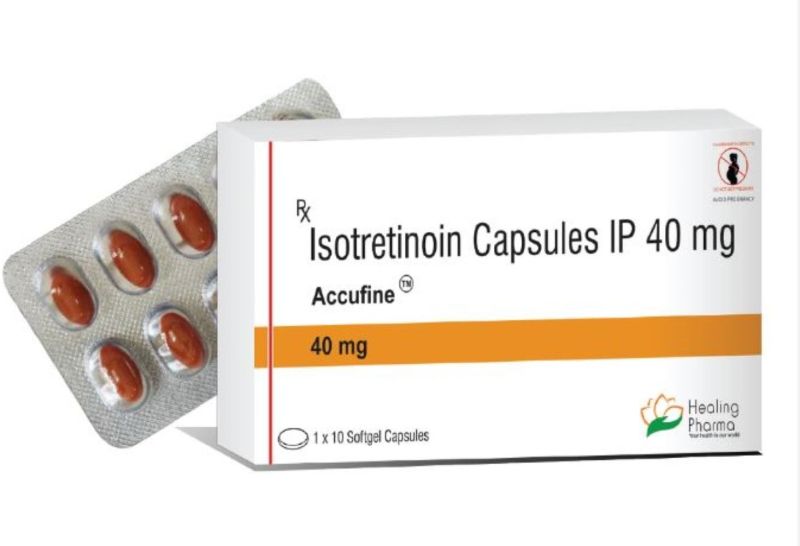 Accufine 40 Capsules, Composition : Isotretinoin