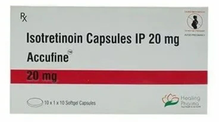 Accufine 20 Capsules, Composition : Isotretinoin