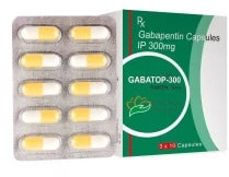 Gabatop 300 Capsules, Medicine Type : Allopathic