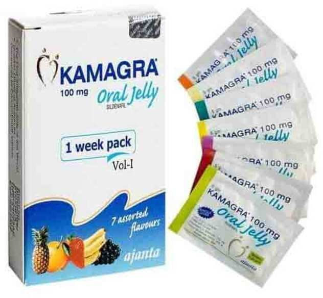 Kamagra Oral Jelly, Composition : Sildenafil Citrate