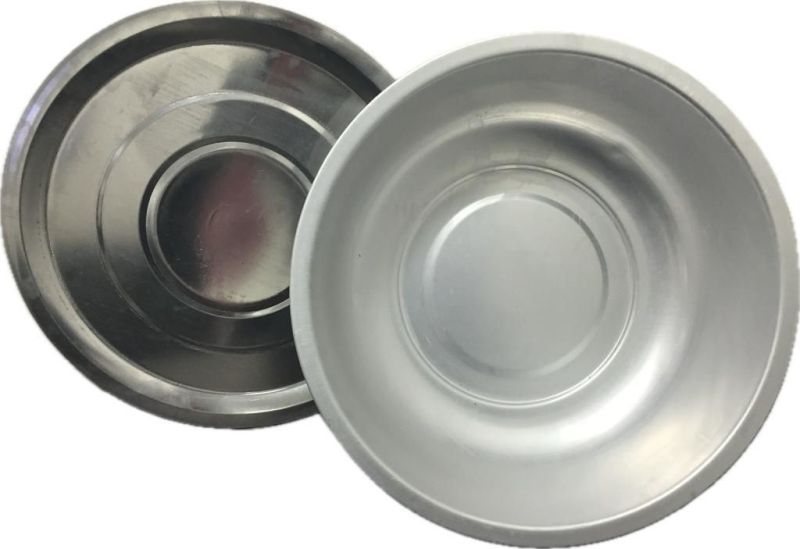 Plain Aluminium Basin, Shape : Round