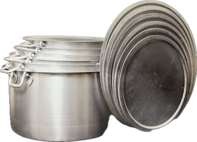 Polished Aluminium Catering Tope for Cooking