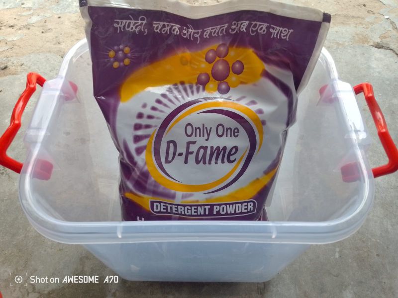 Only One D-Fame Detergent Powder for Cloth Washing