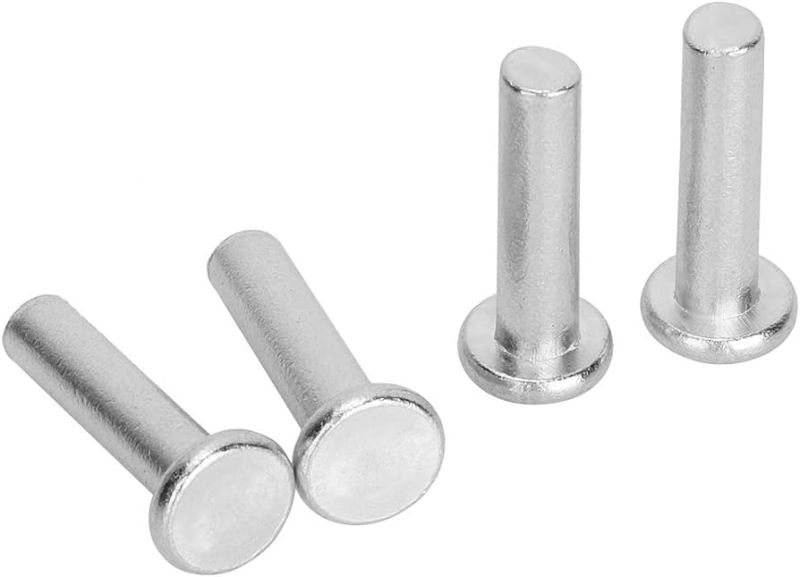 Polished Steel Flat Head Rivets for Fittngs Use