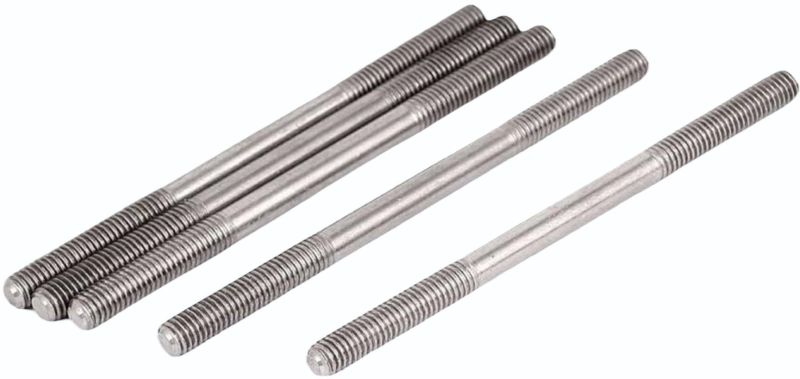 Mild Steel Double Side Thread Bolt for Fittings