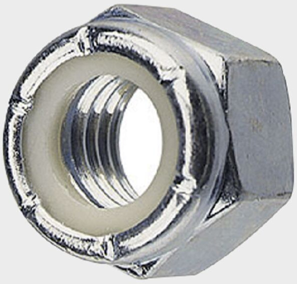 Polished Stainless Steel Nylock Nut for Industrial