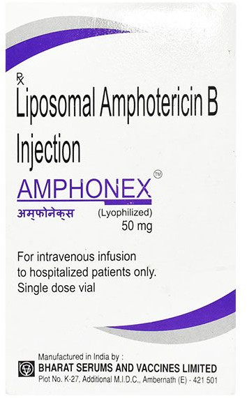 Amphonex 50mg Injection, Packaging Type : Vials