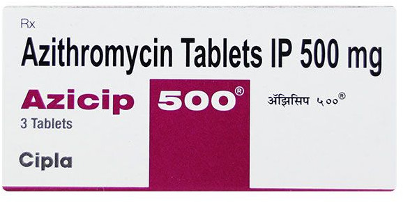 Azicip 500mg Tablets, Medicine Type : Allopathic