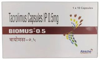 Biomus 0.5mg Capsules, Medicine Type : Allopathic