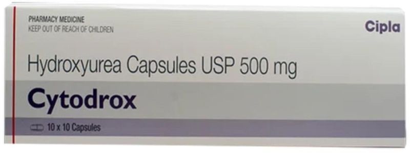 Cytodrox 500mg Capsules, Packaging Size : 10X10 Pack