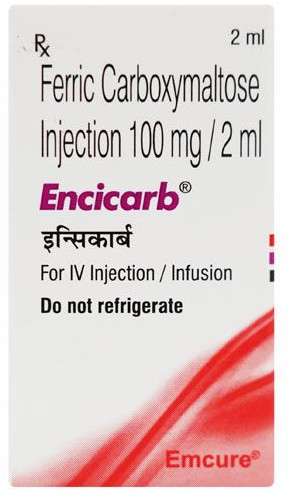 Encicarb 100mg Injection, Packaging Size : 2ml
