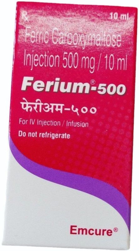 Ferium 500mg Injection, Packaging Size : 10ml